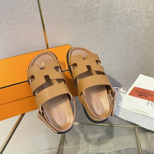 Replica Hermes Sandal For Men #1217287 $80.00 USD for Wholesale