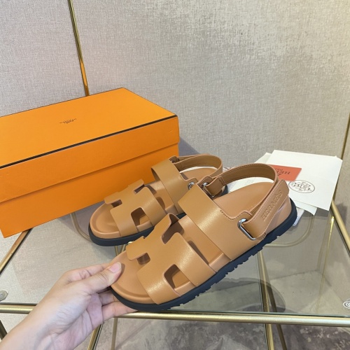 Replica Hermes Sandal For Men #1217287 $80.00 USD for Wholesale