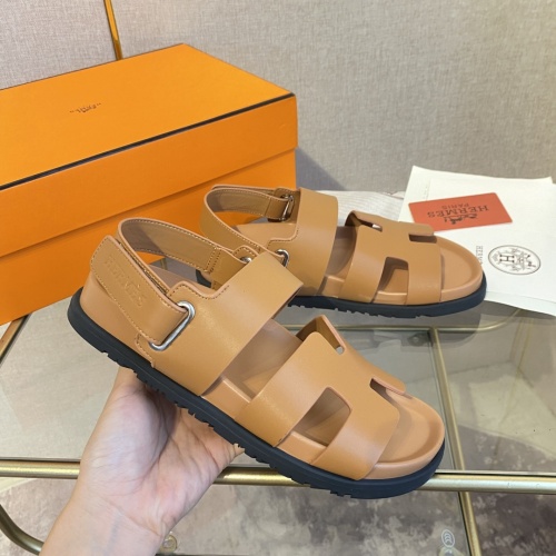 Replica Hermes Sandal For Men #1217287 $80.00 USD for Wholesale