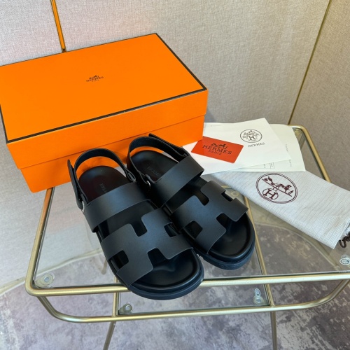 Replica Hermes Sandal For Men #1217289 $80.00 USD for Wholesale