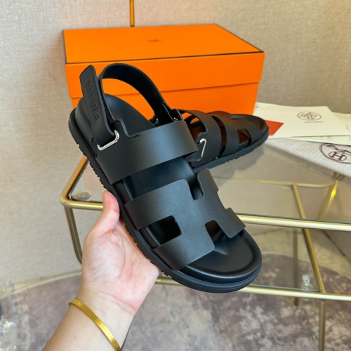 Replica Hermes Sandal For Men #1217289 $80.00 USD for Wholesale