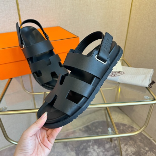 Replica Hermes Sandal For Men #1217289 $80.00 USD for Wholesale