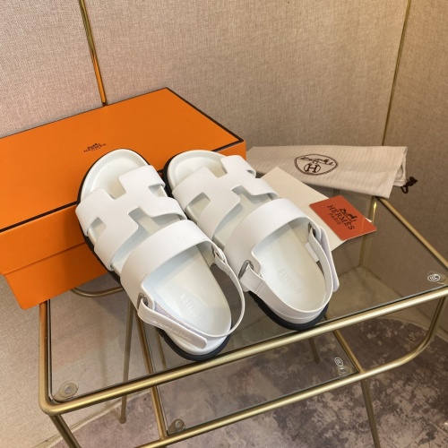 Replica Hermes Sandal For Men #1217291 $80.00 USD for Wholesale