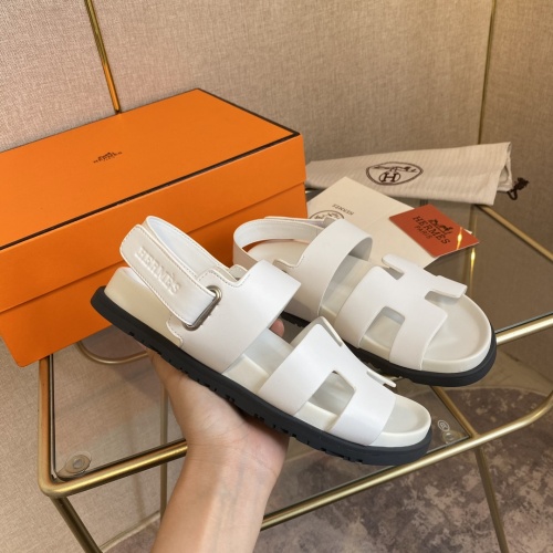 Replica Hermes Sandal For Men #1217291 $80.00 USD for Wholesale