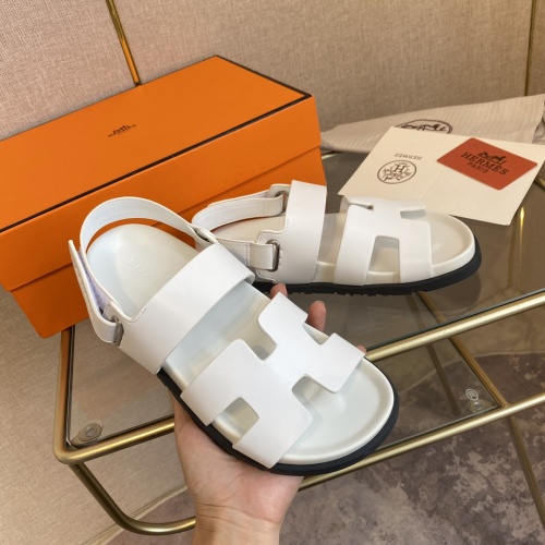 Replica Hermes Sandal For Men #1217291 $80.00 USD for Wholesale