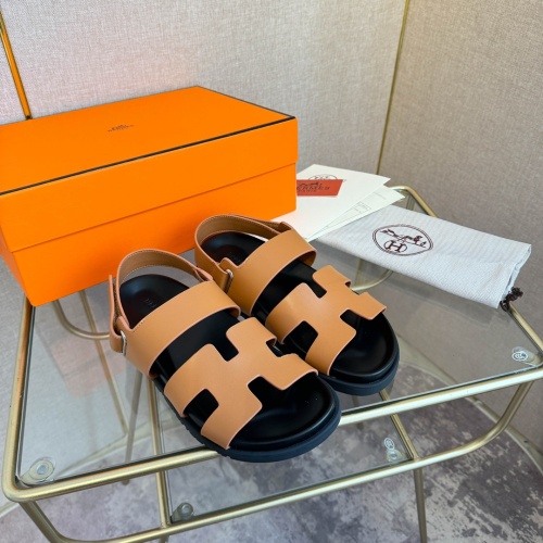 Replica Hermes Sandal For Men #1217293 $80.00 USD for Wholesale