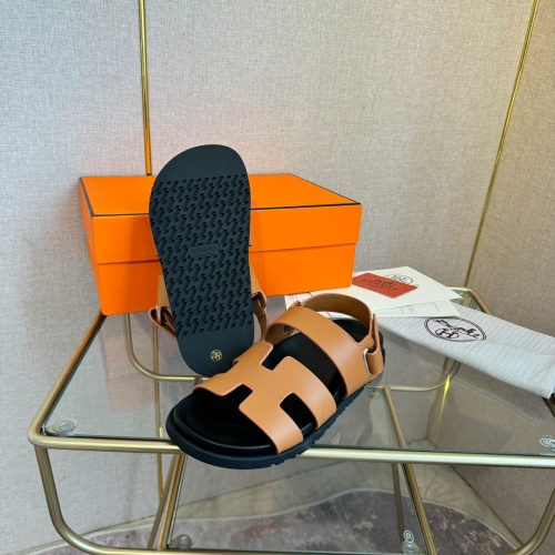 Replica Hermes Sandal For Men #1217293 $80.00 USD for Wholesale