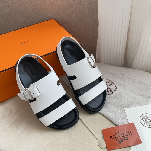 Replica Hermes Sandal For Men #1217295 $80.00 USD for Wholesale