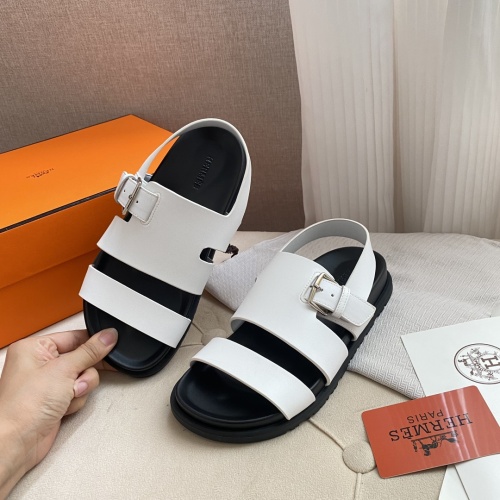 Replica Hermes Sandal For Men #1217295 $80.00 USD for Wholesale