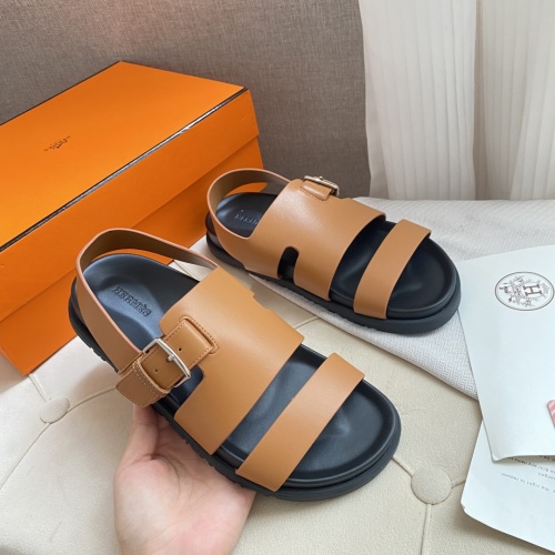 Replica Hermes Sandal For Men #1217297 $80.00 USD for Wholesale