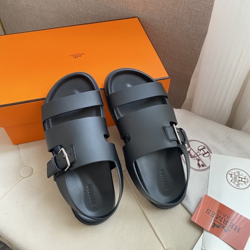 Replica Hermes Sandal For Men #1217300 $80.00 USD for Wholesale