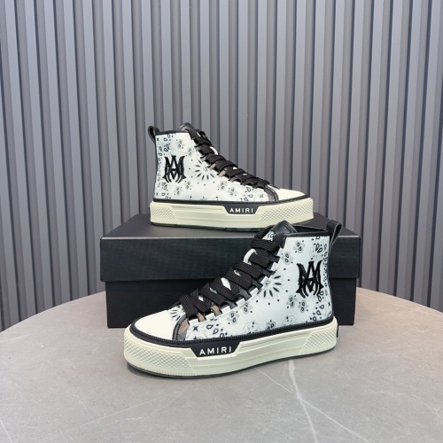 Replica Amiri High Tops Shoes For Men #1217525 $122.00 USD for Wholesale