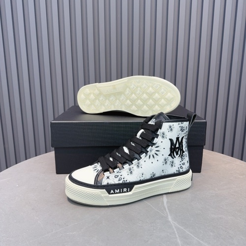 Replica Amiri High Tops Shoes For Men #1217525 $122.00 USD for Wholesale