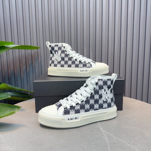 Replica Amiri High Tops Shoes For Men #1217537 $122.00 USD for Wholesale