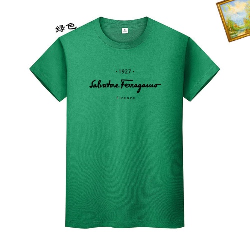 Wholesale Salvatore Ferragamo T-Shirts Short Sleeved For Unisex #1217709 $25.00 USD, Wholesale Quality Replica Salvatore Ferragamo T-Shirts