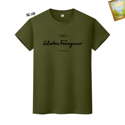 Wholesale Salvatore Ferragamo T-Shirts Short Sleeved For Unisex #1217710 $25.00 USD, Wholesale Quality Replica Salvatore Ferragamo T-Shirts