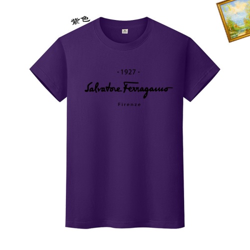 Wholesale Salvatore Ferragamo T-Shirts Short Sleeved For Unisex #1217711 $25.00 USD, Wholesale Quality Replica Salvatore Ferragamo T-Shirts