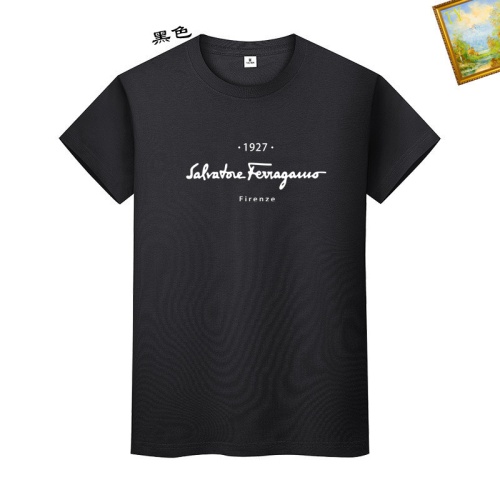 Wholesale Salvatore Ferragamo T-Shirts Short Sleeved For Unisex #1217714 $25.00 USD, Wholesale Quality Replica Salvatore Ferragamo T-Shirts