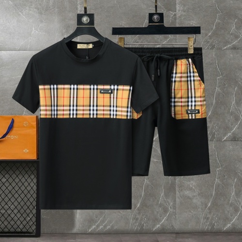 Wholesale Burberry Tracksuits Short Sleeved For Men #1217857 $56.00 USD, Wholesale Quality Replica Burberry Tracksuits