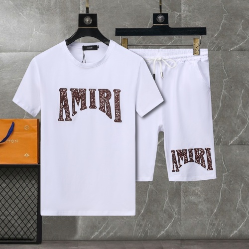 Wholesale Amiri Tracksuits Short Sleeved For Men #1217883 $56.00 USD, Wholesale Quality Replica Amiri Tracksuits