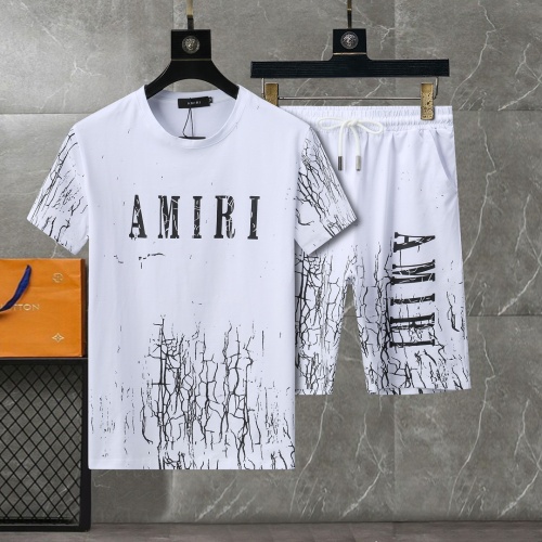 Wholesale Amiri Tracksuits Short Sleeved For Men #1217885 $56.00 USD, Wholesale Quality Replica Amiri Tracksuits