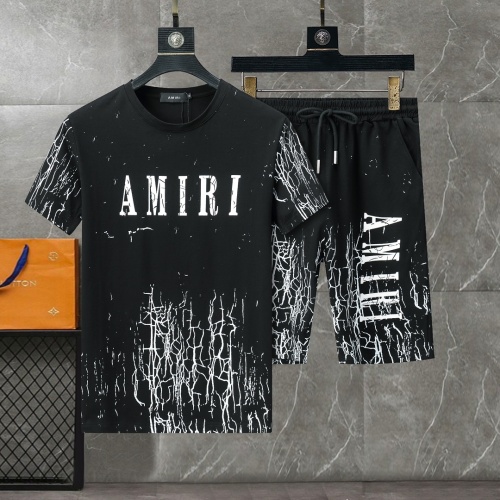 Wholesale Amiri Tracksuits Short Sleeved For Men #1217886 $56.00 USD, Wholesale Quality Replica Amiri Tracksuits