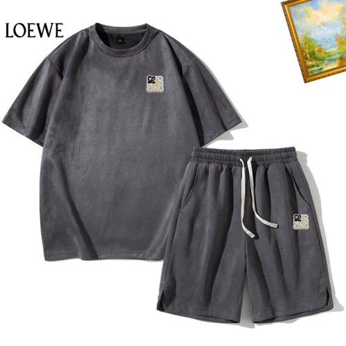 Wholesale LOEWE Tracksuits Short Sleeved For Men #1218013 $48.00 USD, Wholesale Quality Replica LOEWE Tracksuits