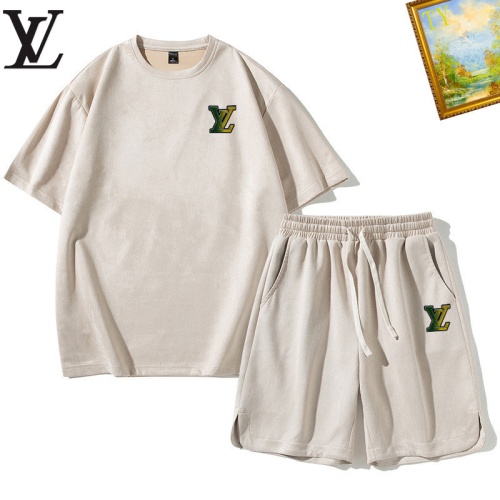 Wholesale Louis Vuitton LV Tracksuits Short Sleeved For Men #1218018 $48.00 USD, Wholesale Quality Replica Louis Vuitton LV Tracksuits