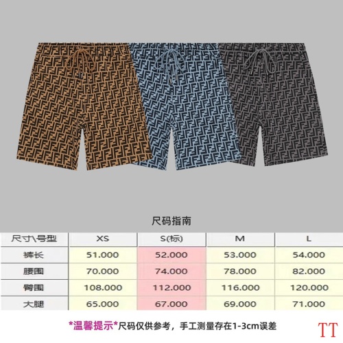 Replica Fendi Pants For Unisex #1218288 $52.00 USD for Wholesale