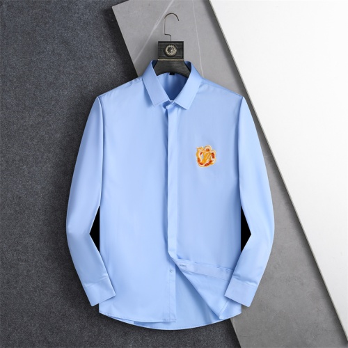 Wholesale Louis Vuitton LV Shirts Long Sleeved For Men #1218525 $40.00 USD, Wholesale Quality Replica Louis Vuitton LV Shirts