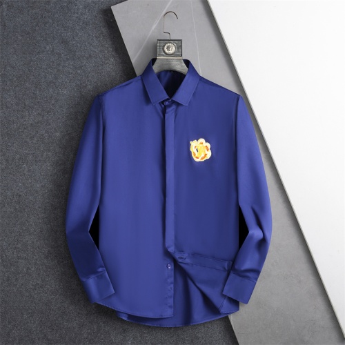 Wholesale Louis Vuitton LV Shirts Long Sleeved For Men #1218526 $40.00 USD, Wholesale Quality Replica Louis Vuitton LV Shirts