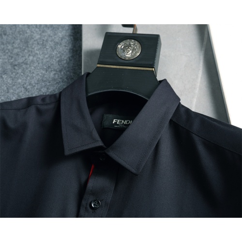 Replica Fendi Shirts Long Sleeved For Men #1218529 $40.00 USD for Wholesale