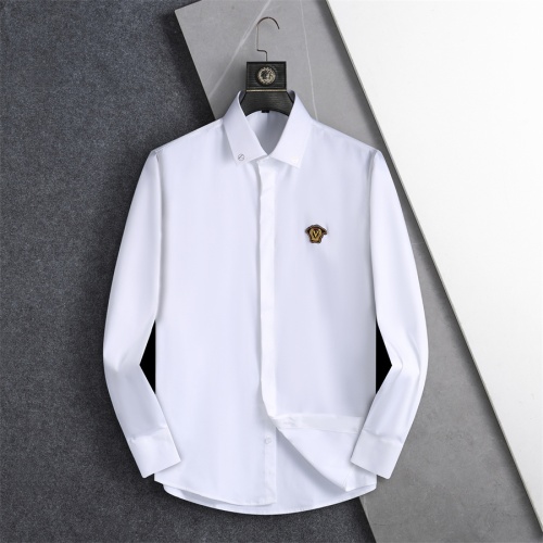 Wholesale Versace Shirts Long Sleeved For Men #1218539 $48.00 USD, Wholesale Quality Replica Versace Shirts