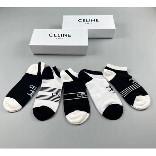 Replica Celine Socks For Women #1218711 $29.00 USD for Wholesale