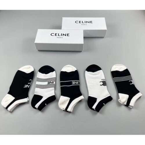 Replica Celine Socks For Women #1218711 $29.00 USD for Wholesale