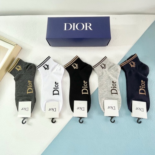 Wholesale Christian Dior Socks #1218717 $29.00 USD, Wholesale Quality Replica Christian Dior Socks