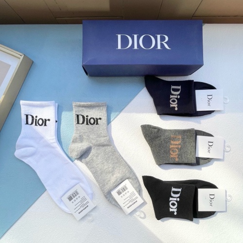 Replica Christian Dior Socks #1218728 $29.00 USD for Wholesale