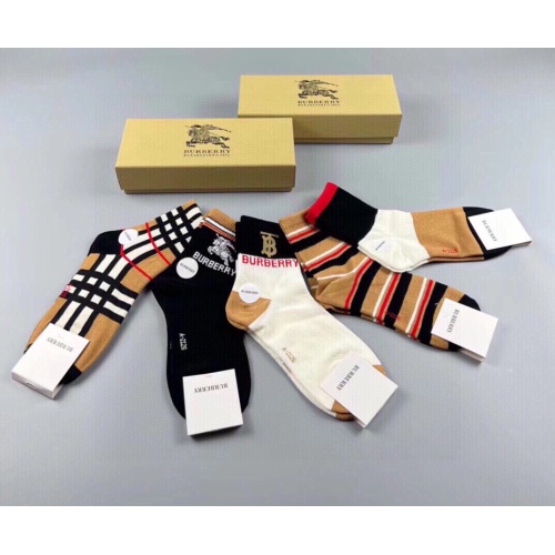 Replica Burberry Socks For Women #1218760 $29.00 USD for Wholesale