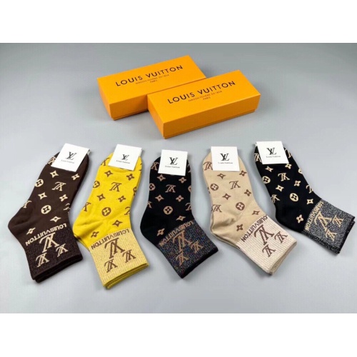 Wholesale Louis Vuitton LV Socks For Women #1218761 $29.00 USD, Wholesale Quality Replica Louis Vuitton LV Socks