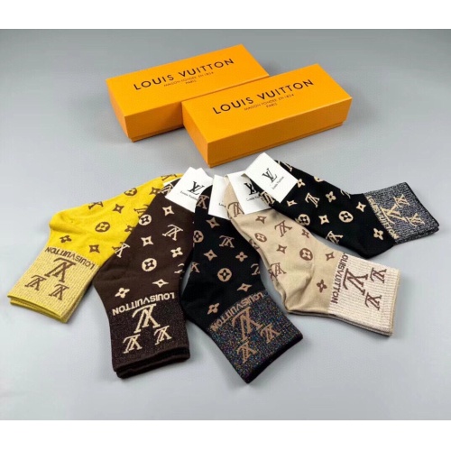 Replica Louis Vuitton LV Socks For Women #1218761 $29.00 USD for Wholesale