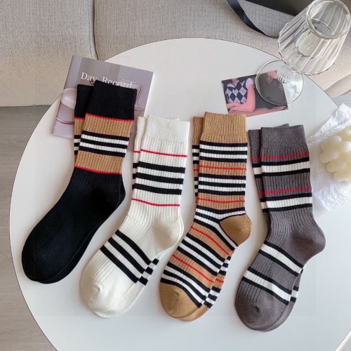 Wholesale Burberry Socks #1218848 $29.00 USD, Wholesale Quality Replica Burberry Socks