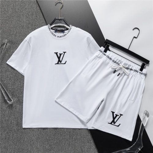 Wholesale Louis Vuitton LV Tracksuits Short Sleeved For Men #1218900 $48.00 USD, Wholesale Quality Replica Louis Vuitton LV Tracksuits