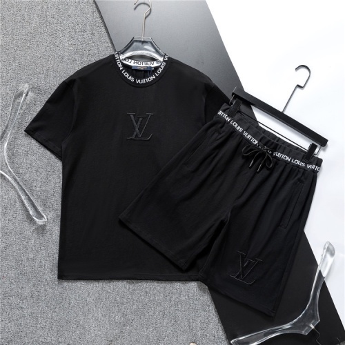 Wholesale Louis Vuitton LV Tracksuits Short Sleeved For Men #1218901 $48.00 USD, Wholesale Quality Replica Louis Vuitton LV Tracksuits