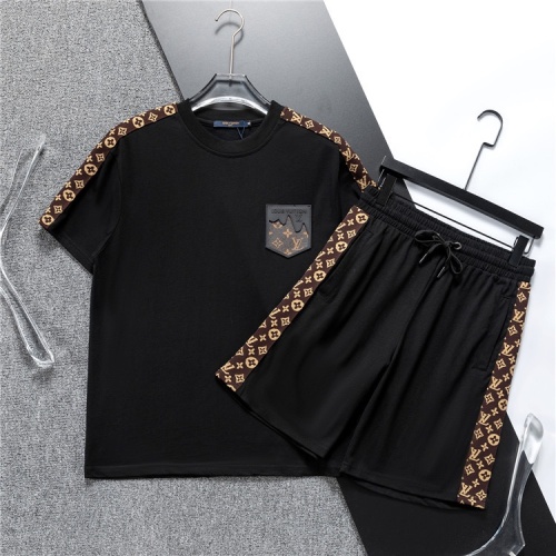 Wholesale Louis Vuitton LV Tracksuits Short Sleeved For Men #1218903 $48.00 USD, Wholesale Quality Replica Louis Vuitton LV Tracksuits