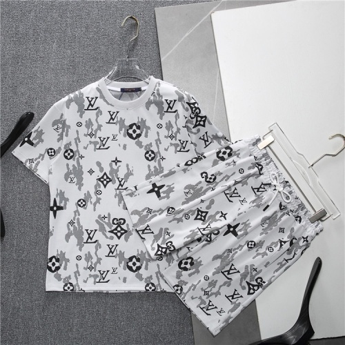 Wholesale Louis Vuitton LV Tracksuits Short Sleeved For Men #1218906 $48.00 USD, Wholesale Quality Replica Louis Vuitton LV Tracksuits