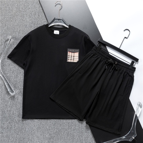 Wholesale Burberry Tracksuits Short Sleeved For Men #1218950 $48.00 USD, Wholesale Quality Replica Burberry Tracksuits