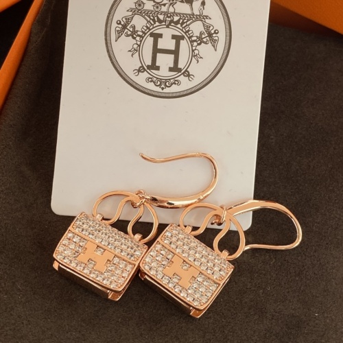 Wholesale Hermes Earrings For Women #1219110 $29.00 USD, Wholesale Quality Replica Hermes Earrings