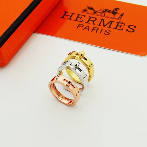 Replica Hermes Rings #1219121 $25.00 USD for Wholesale