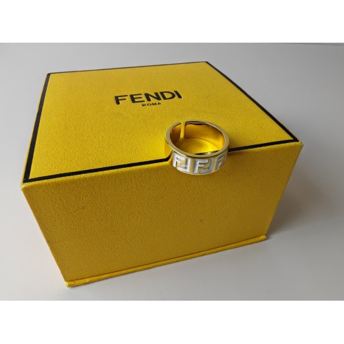 Wholesale Fendi Rings #1219145 $25.00 USD, Wholesale Quality Replica Fendi Rings