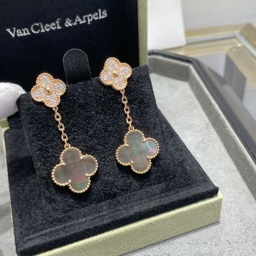 Replica Van Cleef & Arpels Earrings For Women #1219219 $76.00 USD for Wholesale